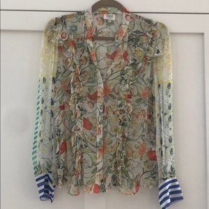 Floral Hemant and Nandita long sleeve blouse